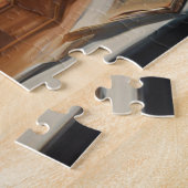 居間で ジグソーパズル (側面)