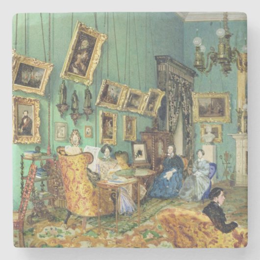 居間のインテリア、1847年 ストーンコースター (正面)