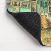 居間のインテリア、1847年 マウスパッド (コーナー)