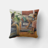 居間のラウンジ2000年 クッション (裏面)