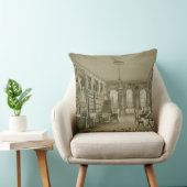 居間、Cassiobury公園、c.1815として図書館、 クッション (椅子)