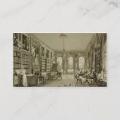 居間、Cassiobury公園、c.1815として図書館、 名刺 (裏面)
