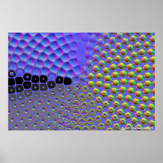 屈折おもしろい ポスター (正面)