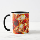 屈折する熱-フラクタルのマグ マグカップ (左)