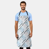 屈折に従う法則スネルの法則の物理学 エプロン (着用した状態)