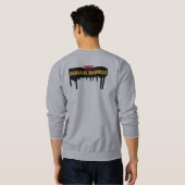 屈折の悪い顔 スウェットシャツ (裏面フル)