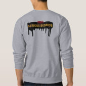 屈折の悪い顔 スウェットシャツ (裏面)