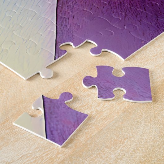 「屈折波」コンテンポラリー抽象芸術・アート ジグソーパズル (側面)