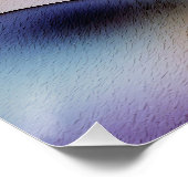 「屈折波」コンテンポラリー抽象芸術・アート ポスター (コーナー)