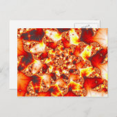 屈折熱 – フラクタルはがき ポストカード (正面/裏面)