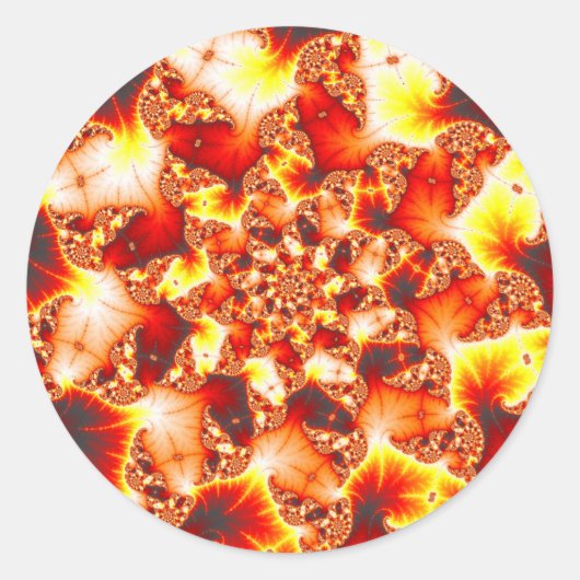 屈折熱 – フラクタル ラウンドシール (正面)