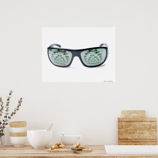 屈折眼鏡 ポスター (キッチン)