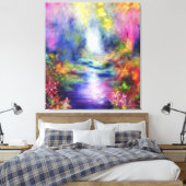 屈折1988 キャンバスプリント (インサイチュ (寝室))