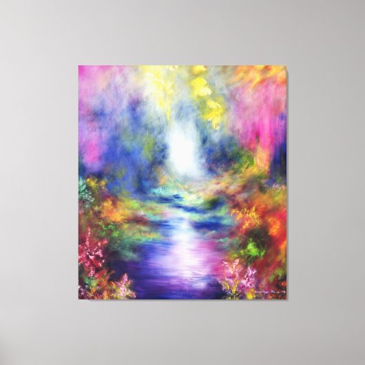 屈折1988 キャンバスプリント (正面)