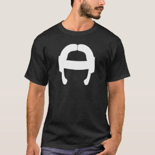 屈曲のBormarrの白い前部および背部ロゴ Tシャツ