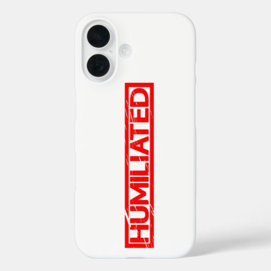 屈辱の切手 Case-Mate iPhoneケース (裏面)