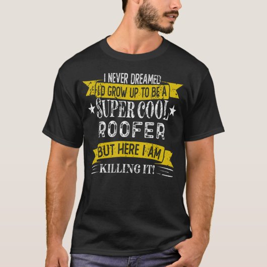 屋上おもしろいシャツの役職タイトルProfessions_1 Tシャツ (正面)
