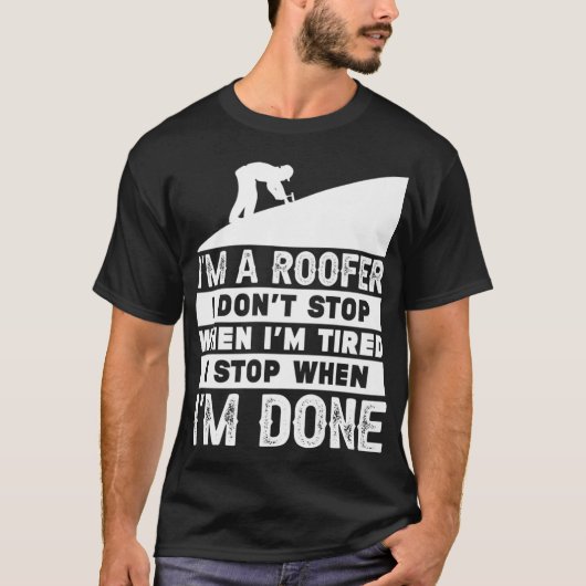 屋上おもしろいデザインメンズギフトプレミアム Tシャツ (正面)