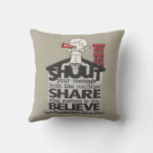 屋上から叫ぶ クッション (裏面)