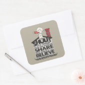 屋上から叫ぶ スクエアシール (封筒)