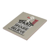 屋上から叫ぶ タイル (側面)