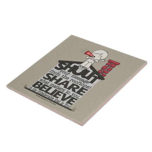 屋上から叫ぶ タイル (側面)