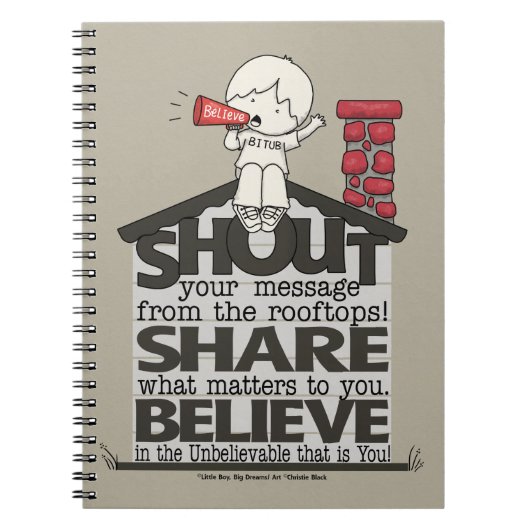屋上から叫ぶ ノートブック (正面)