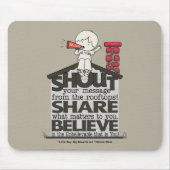 屋上から叫ぶ マウスパッド (正面)