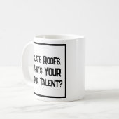 屋上か後のすごい才能。コーヒーマグ コーヒーマグカップ (正面左)