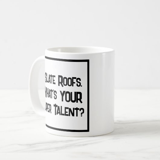 屋上か後のすごい才能。コーヒーマグ コーヒーマグカップ (正面左)