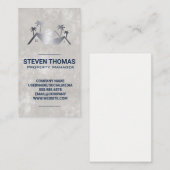 屋上と木 |実在財産 名刺 (正面/裏面)