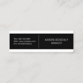 屋上と街並み スキニー名刺 (裏面)