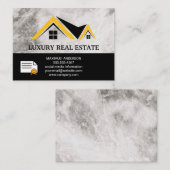 屋上と街並み 名刺 (正面/裏面)