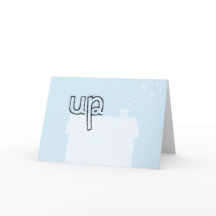 屋上のクリスマスカードのパズルの上