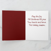 屋上のサンタ カード (内部)