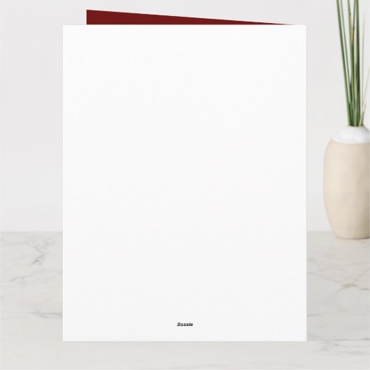 屋上のサンタ カード (裏面)