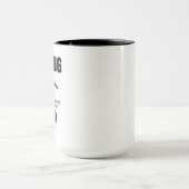 屋上のユーモア – トップルーフィングの仕事の上 マグカップ (中央)