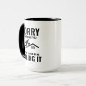 屋上のユーモア – It Roofing マグカップ (正面左)