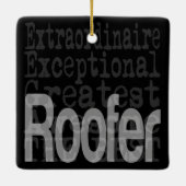 屋上の並外れた セラミックオーナメント (裏面)