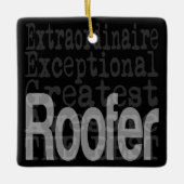 屋上の並外れた セラミックオーナメント (正面)