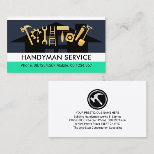 屋上の建物道具 名刺 (正面/裏面)