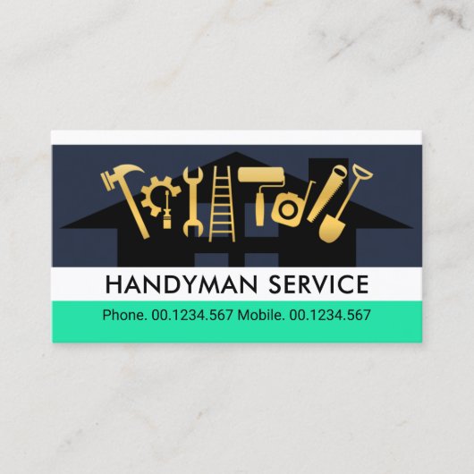 屋上の建物道具 名刺 (正面)