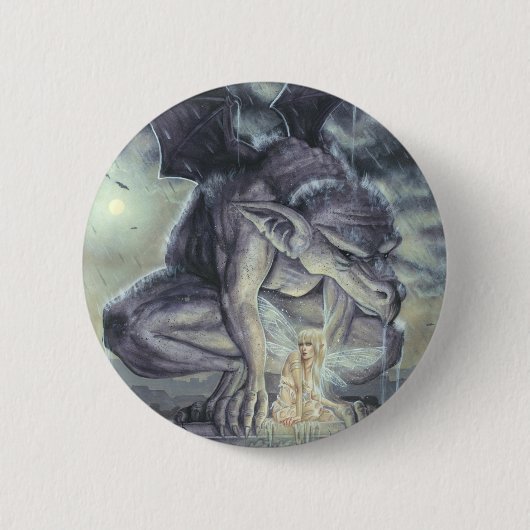 屋上の徹夜のバッジかボタン 缶バッジ (正面)