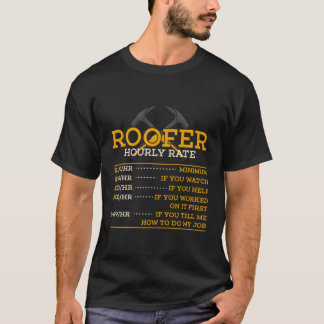 屋上の時給の屋根 Tシャツ
