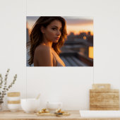 屋上の熱い女性 ポスター (キッチン)