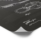 屋上の靴1911特許アートシャルボード ポスター (角)