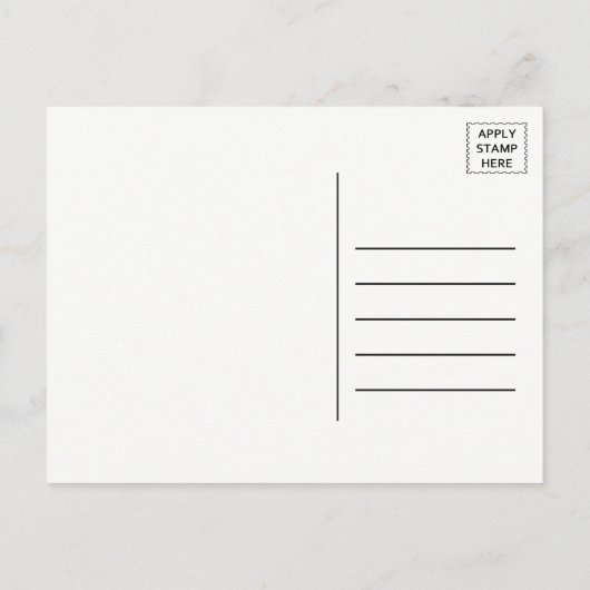 屋上アイコン、引っ越し祝いパーティーパーティの招待状 インビテーションポストカード (裏面)