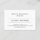 屋上イラストレーション名刺付き 名刺 (裏面)