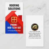 屋上カラフル建物 名刺 (正面/裏面)