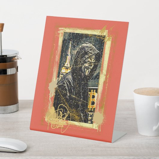 屋上サトシ 台座サイン (インサイチュ)